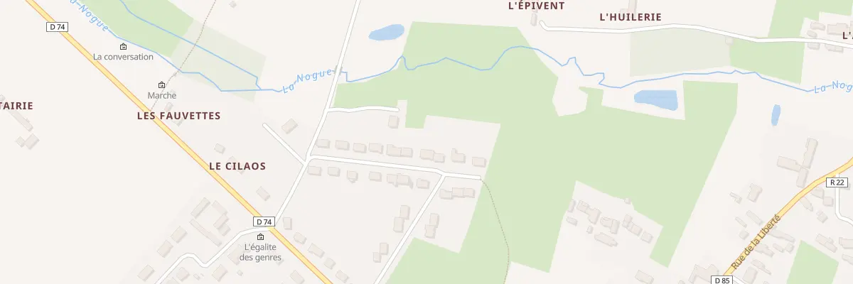 Plan du 22 Rue des Fleurs à Saint-Michel-de-Chavaignes