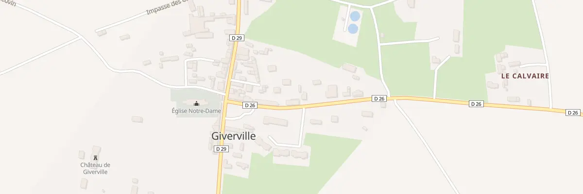 Plan du 3B Le Bourg à Giverville