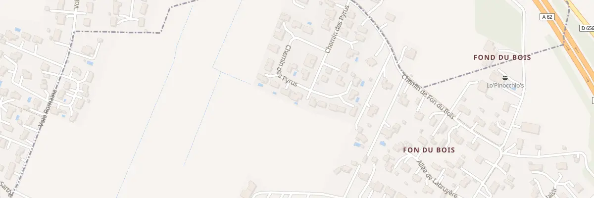 Plan du 26 Che des Pyrus à Estillac