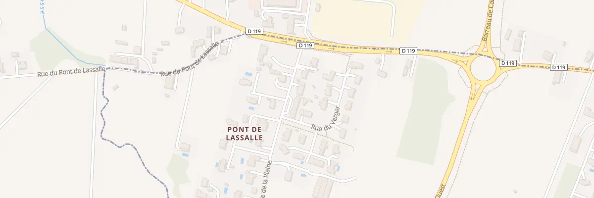 Plan du 94 Rue de la Plaine à Roquefort