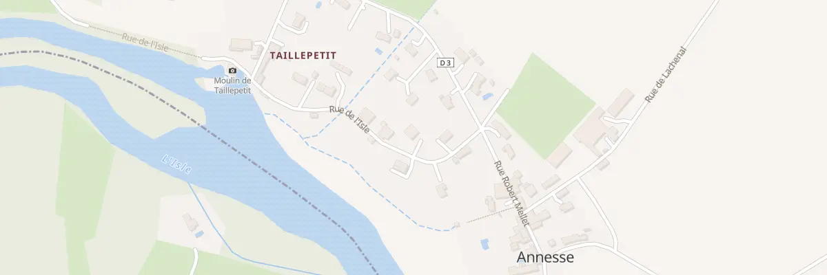 Plan du 4 Rue de l’Isle à Annesse-et-Beaulieu