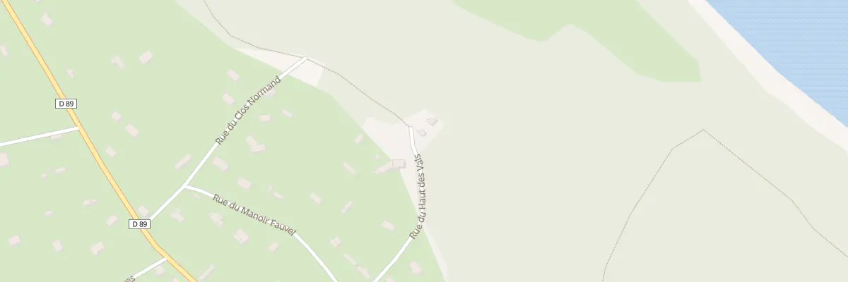 Plan du 330 Rue du Haut des Vals à Trouville-la-Haule