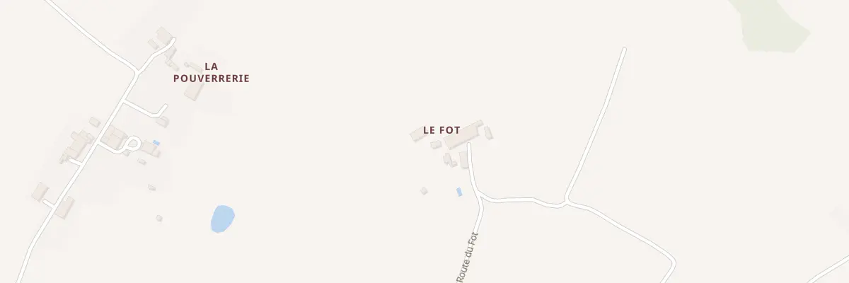 Plan du 5077 Le Fot à Cherves-Châtelars