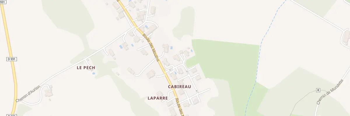 Plan du 9 Lot les Hauts de Cabireau à Aubiac