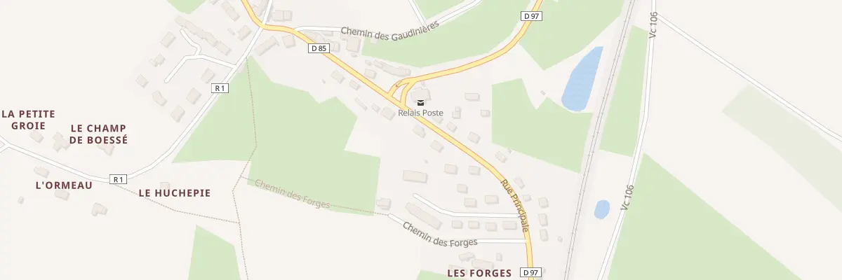 Plan du 34 Rue Principale à Boëssé-le-Sec
