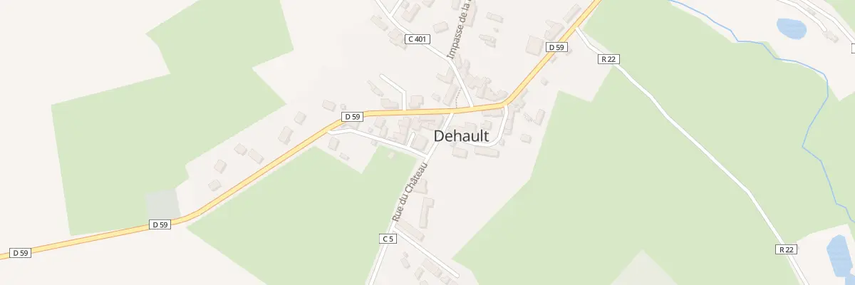 Plan du 4 Rue du Château à Dehault
