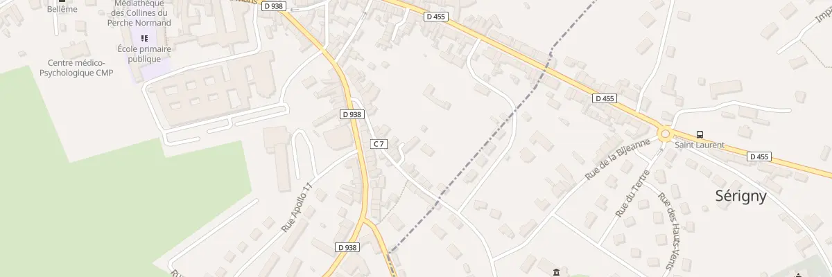Plan du 17 Rue du Theil à Bellême