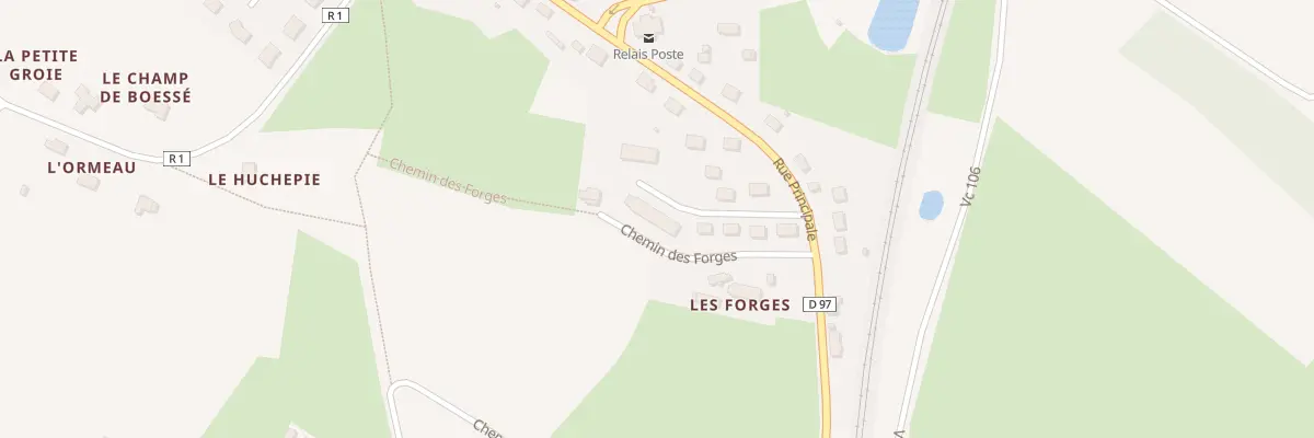 Plan du 9 Rue de Bellevue à Boëssé-le-Sec
