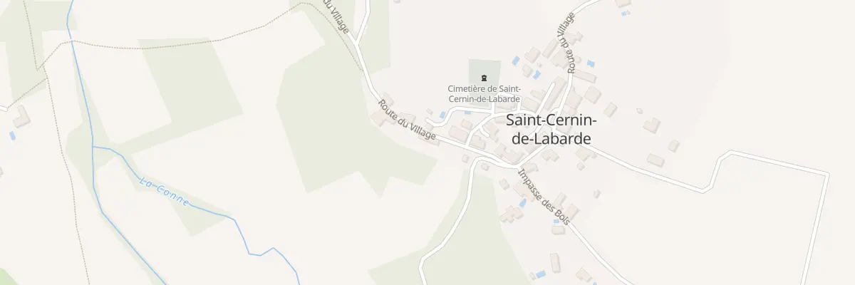 Plan du 68 Moulin du Faure à Saint-Cernin-de-Labarde