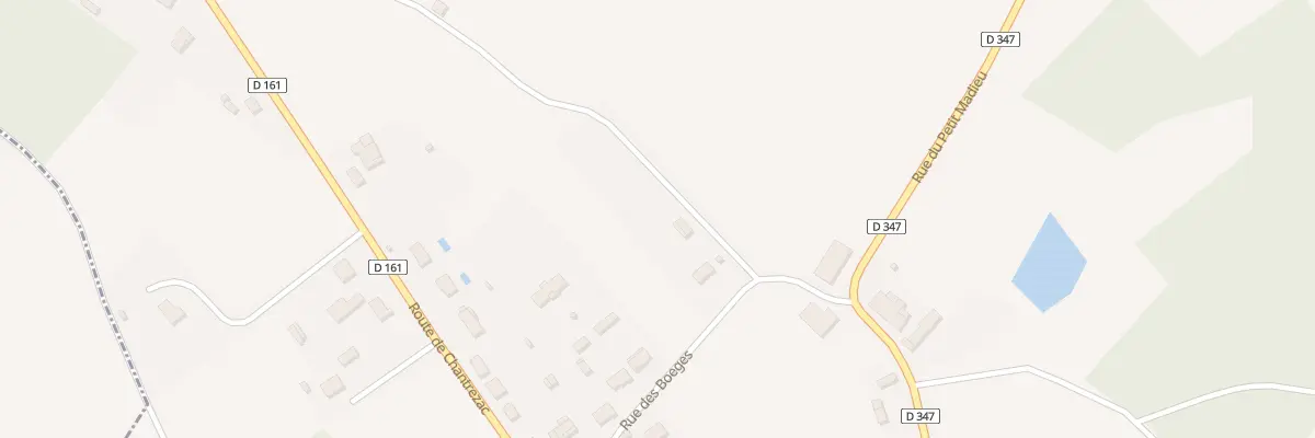 Plan du 13 Rue des Boeges à Terres-de-Haute-Charente