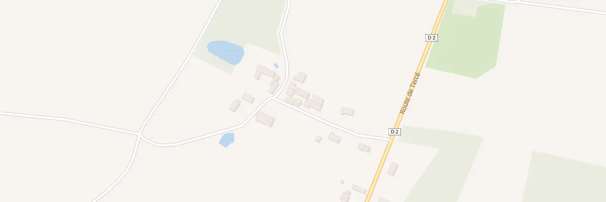Plan du 2 Che de Siars à Pouillé