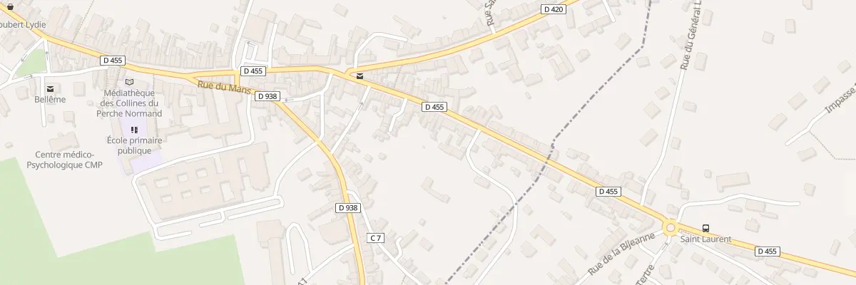 Plan du 48 Rue de Nogent à Bellême