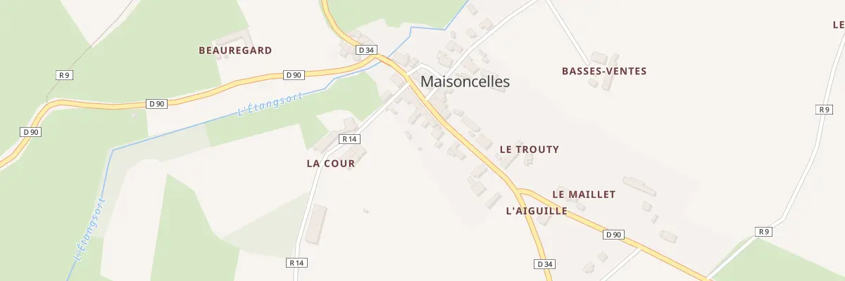 Plan du 15 Rue du Val de Loir à Maisoncelles