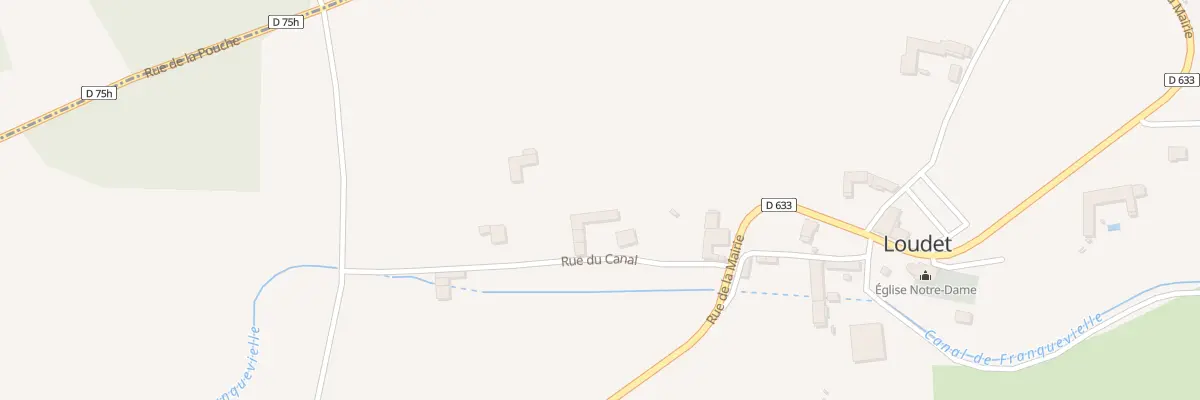 Plan du 5 Rue du Canal à Loudet
