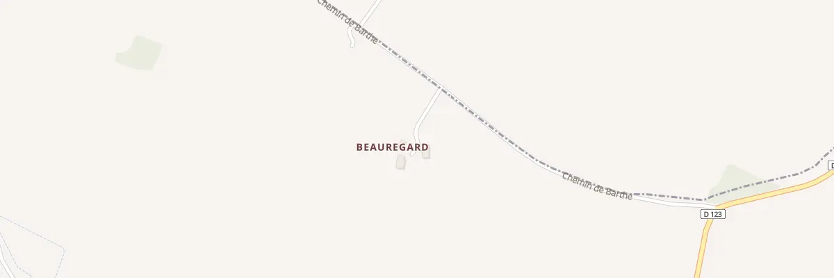 Plan du 5005 A Beauregard à Réjaumont
