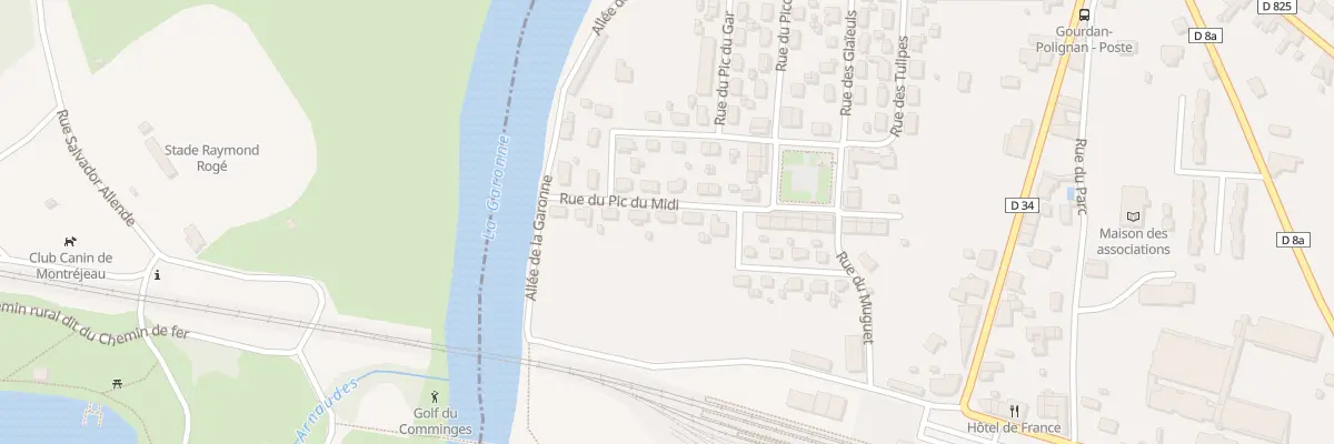 Plan du 10 Rue du Pic du Midi à Gourdan-Polignan