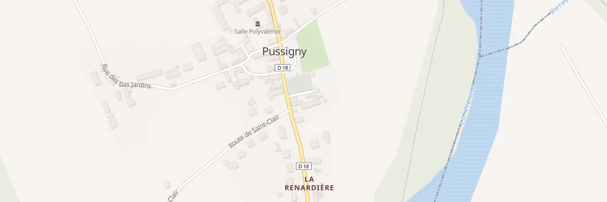 Plan du 8 Rue de la Mairie à Pussigny