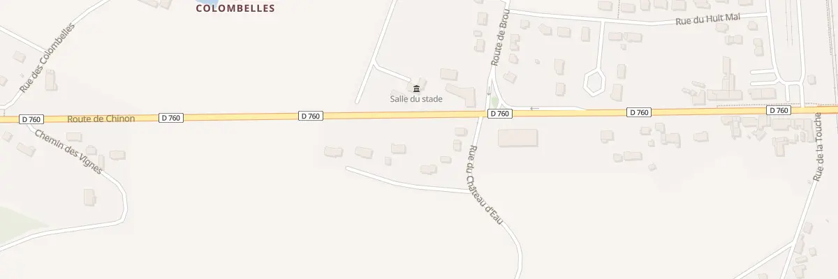 Plan du 5 Rue du Château d’Eau à Noyant-de-Touraine
