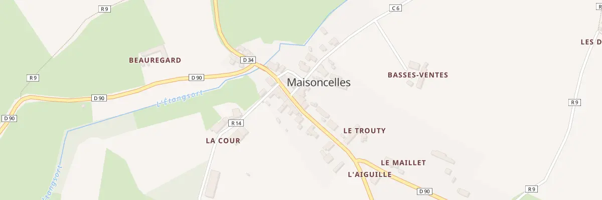 Plan du 10 Rue du Val de Loir à Maisoncelles