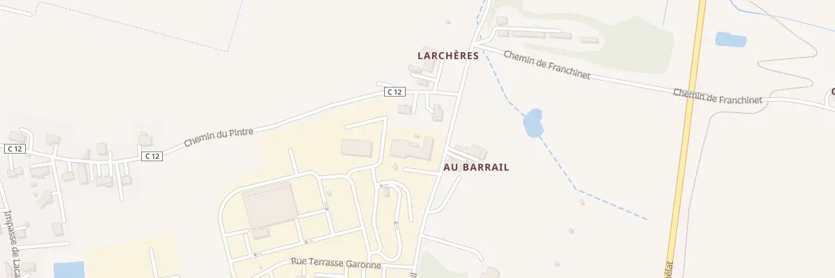 Plan du 27 Che du Barrail à Brax