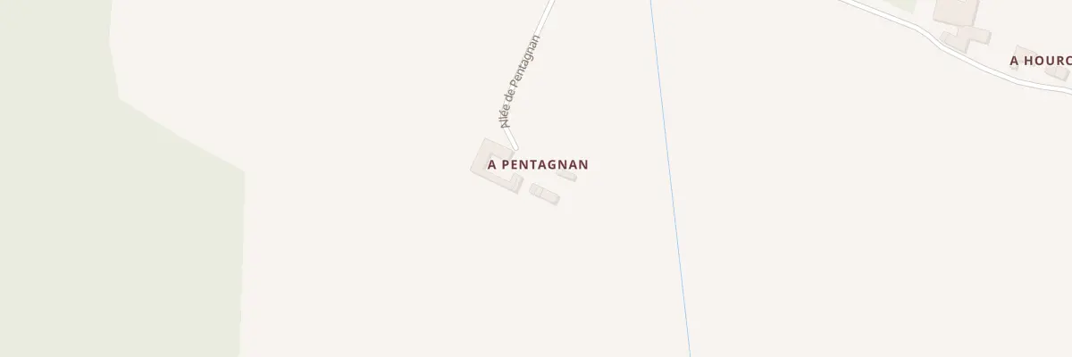 Plan du 350 All de Pentagnan à Ornézan
