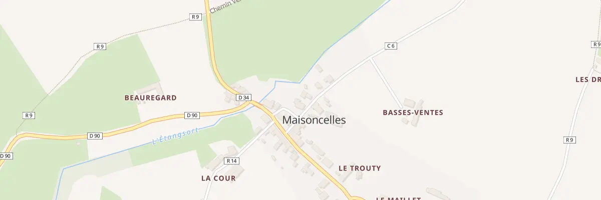 Plan du 2 Rue de l’Ecole à Maisoncelles