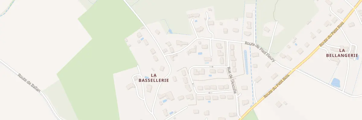 Plan du 2 Rte du Pied Fleuri à Savonnières