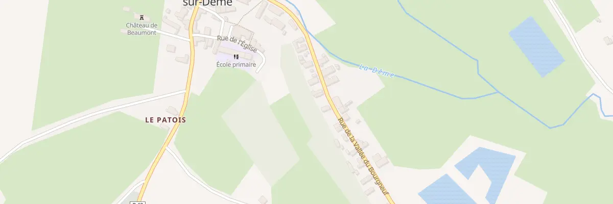 Plan du 18 Rue de la Vallée du Bourgneuf à Beaumont-sur-Dême