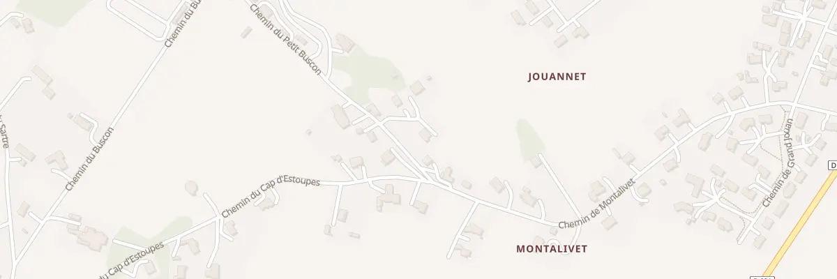 Plan du 4 Che du Petit Buscon à Estillac