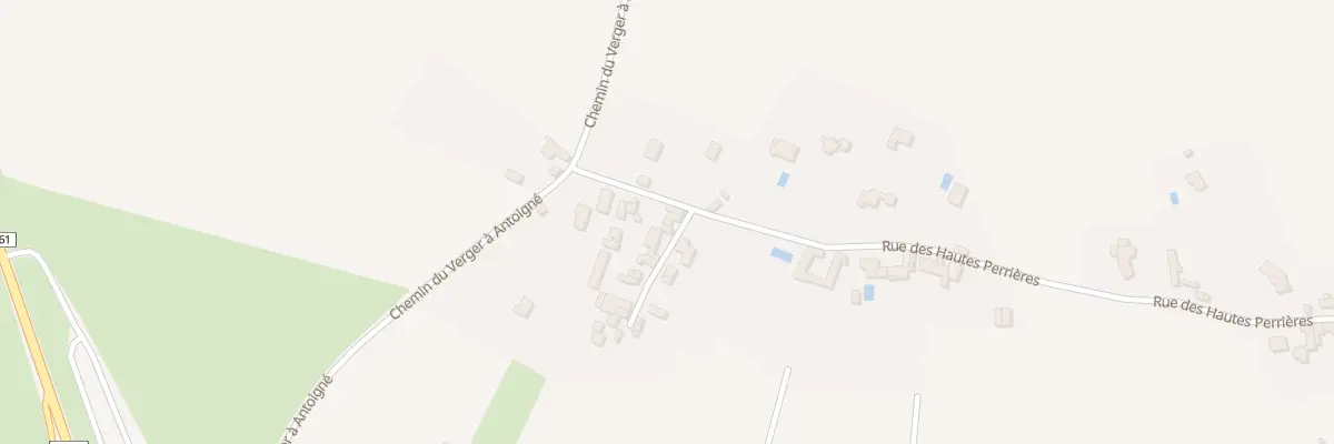 Plan du 6 Rue des Hautes Perrières à Châtellerault