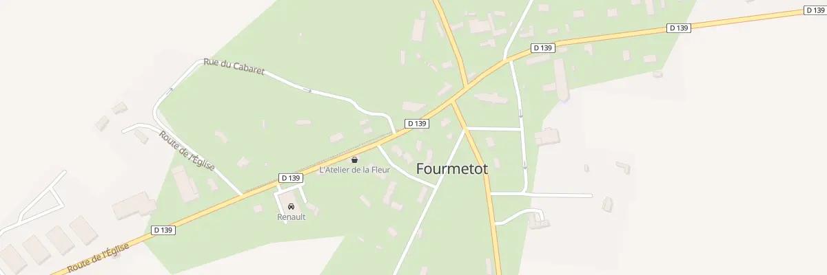 Plan du 15 Rte de L’ Eglise - Fourmetot au Perrey