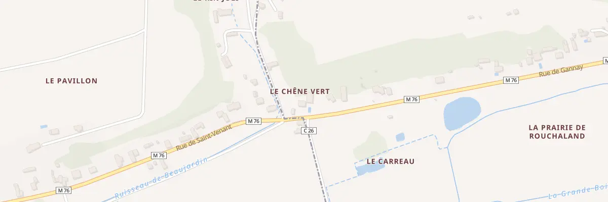 Plan du 64 Rue de Gannay à Fondettes