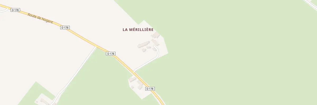 Plan du 5186 La Merilliere à Saint-Aubin-des-Coudrais
