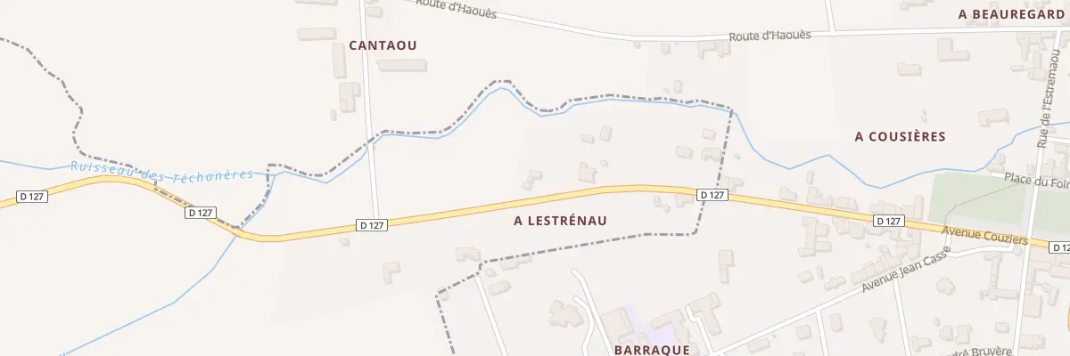Plan du 5192 A Lestrenau à Esclassan-Labastide