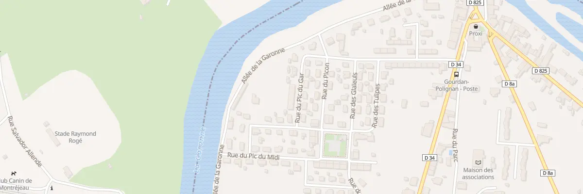 Plan du 8 Rue du Pic du Gar à Gourdan-Polignan