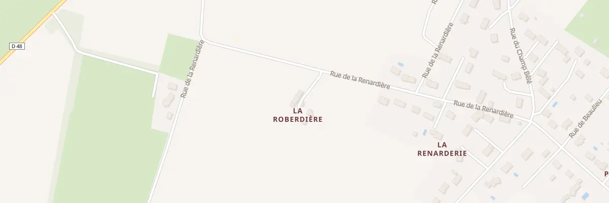 Plan du 20 Rue de la Renardière à Semblançay