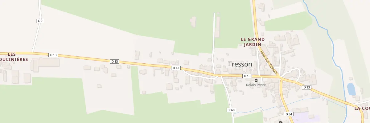 Plan du 28 Rue des Rosiers à Tresson