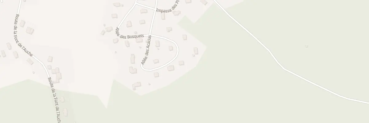Plan du 410 All des Acacias à Mensignac