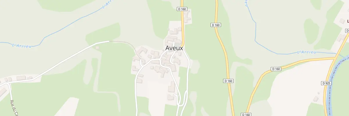 Plan du 3 Rue de Verdalle à Aveux