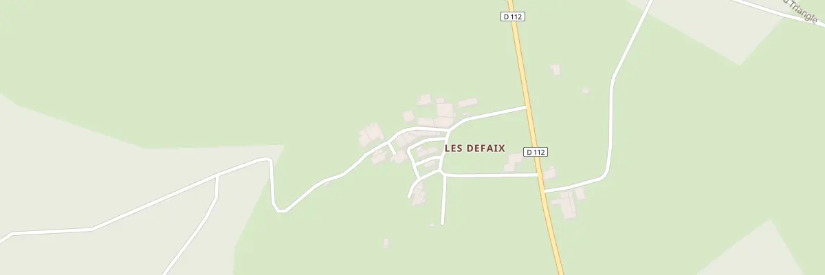 Plan du 14 Les Defaix à Écuras