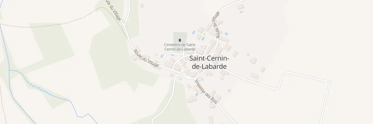 Plan du 98 Le Bourg à Saint-Cernin-de-Labarde