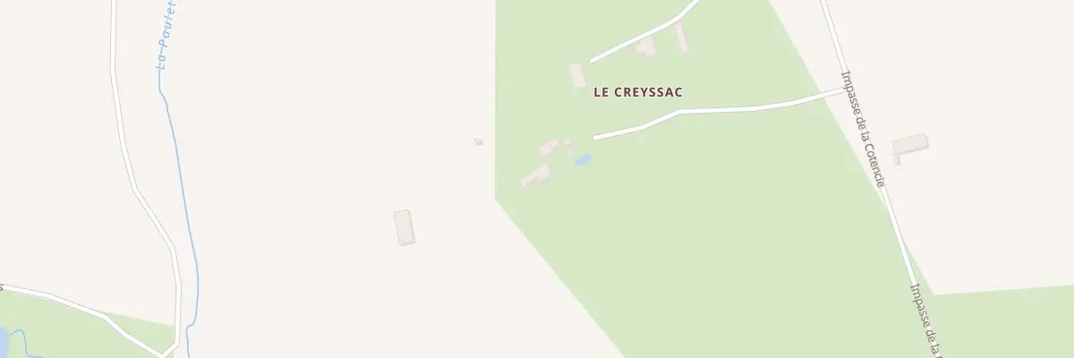 Plan du 45 Le Creyssac à Saint-Félix-de-Bourdeilles