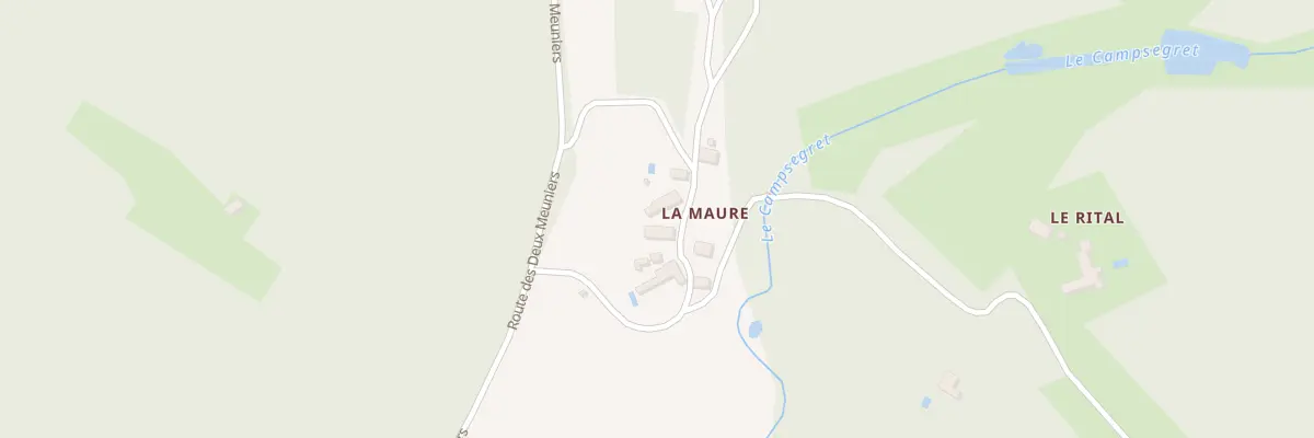 Plan du 115 La Maure Nord à Campsegret