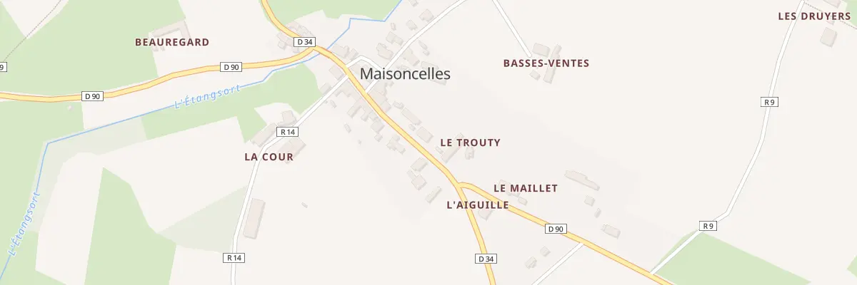 Plan du 22 Rue du Val de Loir à Maisoncelles