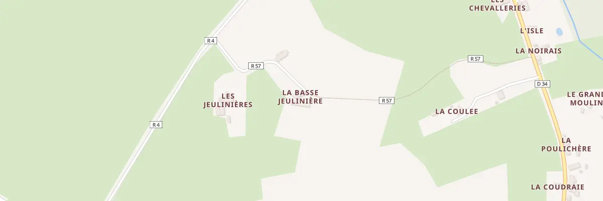 Plan du 4 La Basse Jeuliniere à Tresson