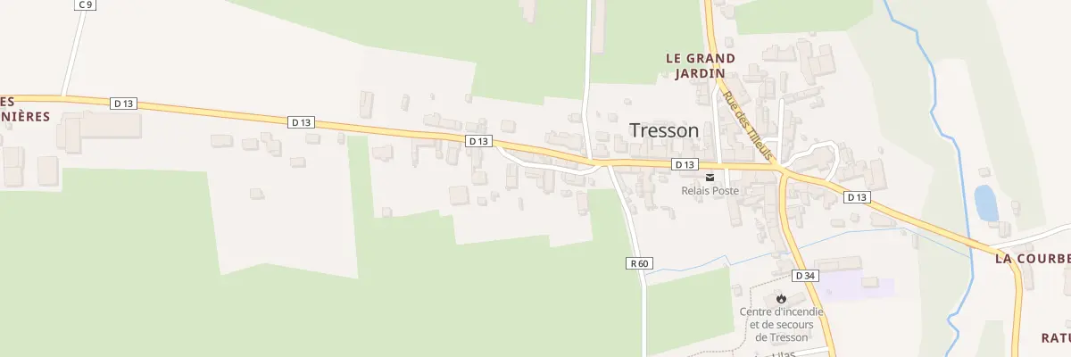 Plan du 7 Gr Haute Rue à Tresson
