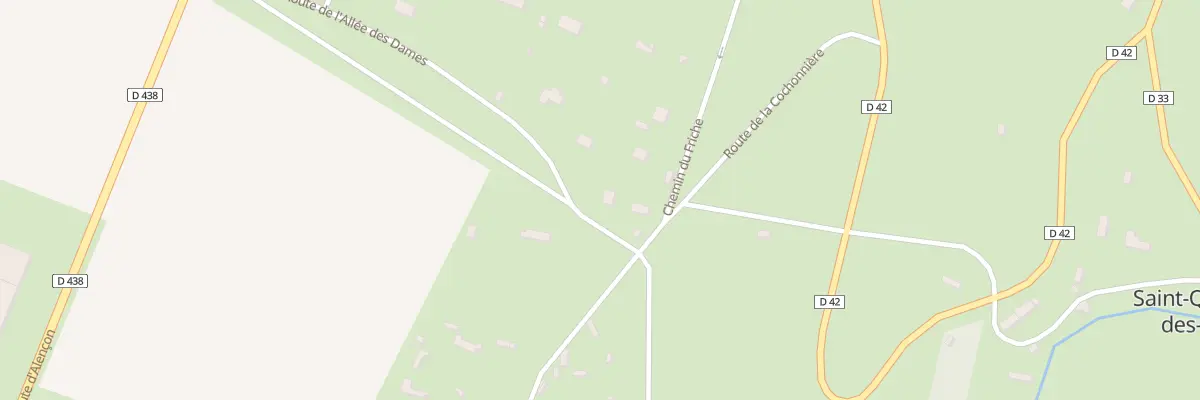 Plan du 3 Rte de l’Allée des Dames à Treis-Sants-en-Ouche