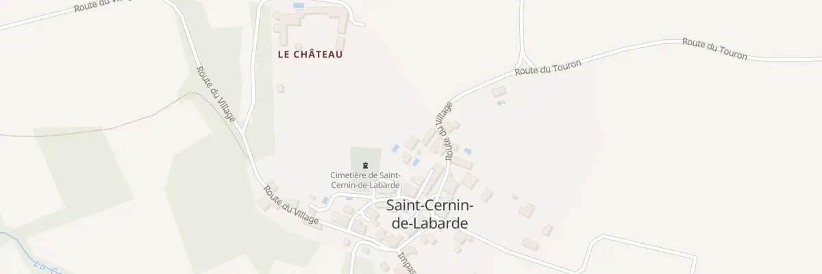 Plan du 92A Le Bourg à Saint-Cernin-de-Labarde