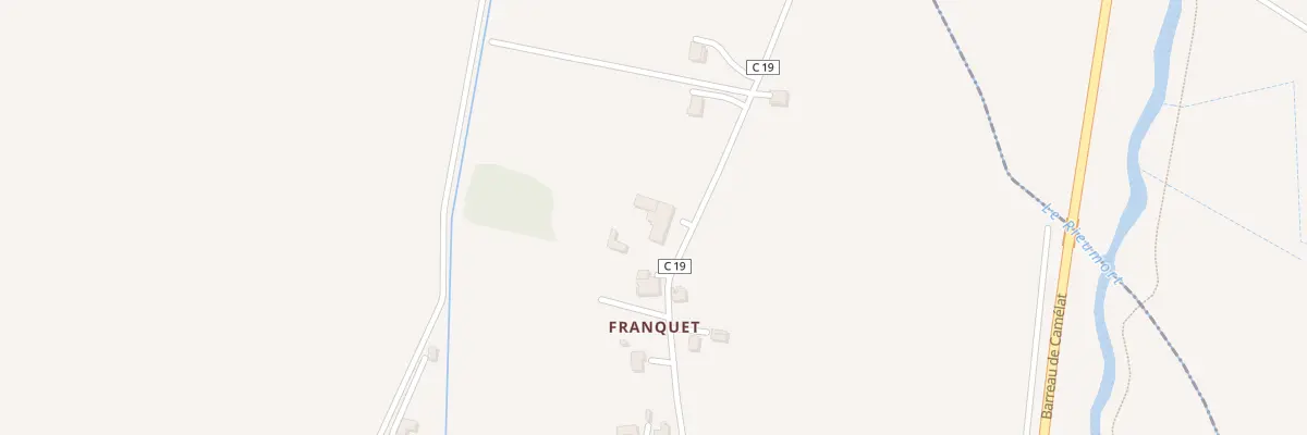 Plan du 9 Che de Franquet à Brax