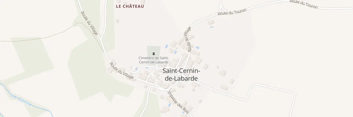 Plan du 101 Le Bourg à Saint-Cernin-de-Labarde